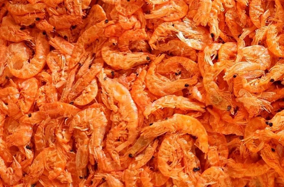 2 Medium red dried Shrimp